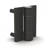 New Pinet Black Anodised Aluminium Adjustable Hinge, 65mm x 55mm x 4.5mm