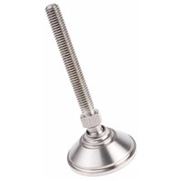 Nu-Tech Engineering Adjustable Feet A080/002 M8 60mm, 38mm Dia. Stainless Steel, Stainless Steel 450kg Static Load