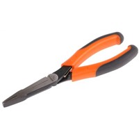 Bahco 180 mm Alloy Steel Flat Nose Pliers With 64mm Jaw