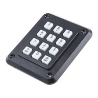 IP65 12 key calculator format keypad