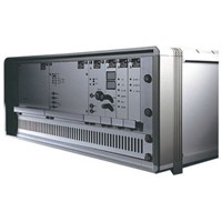 19-inch Front Panel, 2U, , Ventilated, Unpainted, Aluminium