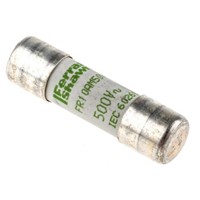 Mersen, 6A Ceramic Cartridge Fuse, 10 x 38mm