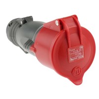 Legrand 32A Red Plastic Industrial Power Socket, IP44
