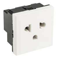 Legrand White 1 Gang Plug Socket, 15A, NEMA 5-15R