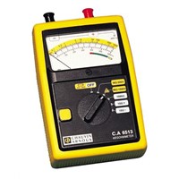 Chauvin Arnoux CA 6513 AA Ohm Meter, Maximum Resistance Measurement +10 , 1000 M, 1000