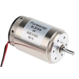 Portescap DC Motor, 11 W, 12 V dc, 19.9 mNm, 5300 rpm, 3mm Shaft Diameter