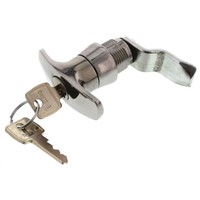 Euro-Locks a Lowe &amp;amp; Fletcher group Company Chrome Plated Silver Lock, T-Handle, 60mm