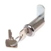Euro-Locks a Lowe &amp;amp; Fletcher group Company Panel to Tongue Depth 32mm Stainless Steel Chrome Plated Camlock, Key to