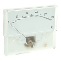 Sifam Tinsley Analogue Panel Ammeter 1mA DC, 40.5mm x 91.5mm, 1.5 % Moving Coil