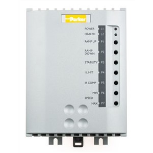 Parker, DC Motor Controller, 1 Phase, Potentiometer Control, 110 120 V ac, 220 240 V ac, 12 A, DIN