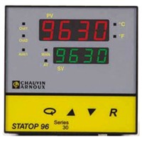 Pyro Controle STATOP 96 PID Temperature Controller, 2 Output, 90 260 V ac Supply Voltage