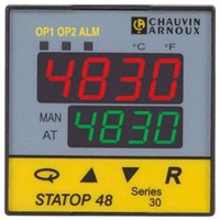 Pyro Controle STATOP 48 PID Temperature Controller, 2 Output, 90 260 V ac Supply Voltage