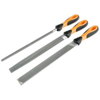 Bahco 250mm, 3 piece Second Cut Engineers File Set