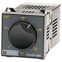 Pyro Controle STATOP On/Off Temperature Controller, 48 x 48 (1/16 DIN)mm, K Type Thermocouple Input, 200 260 V