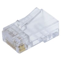8/8 Cat5 round solid wire data plug,1.5A