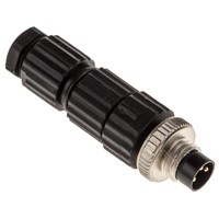 Hirschmann E Series M8 Male Cable Mount Connector, 3 contacts Plug