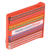 HellermannTyton Slide On Cable Marking Kit Helagrip, 1.3  2.8mm, 600 Markers