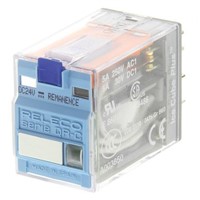 Releco DPDT Plug In Latching Relay - 5 A, 24V dc