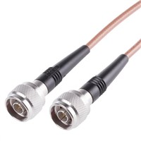 Radiall Male BNC to Male N RG142 Coaxial Cable, 50