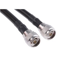 Radiall Male N to Male N RG214 Coaxial Cable, 50