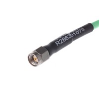 Radiall Male SMA to Male SMA Coaxial Cable, 50