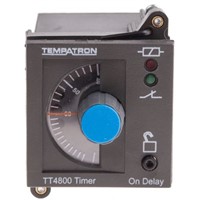 Tempatron DP-NO/NC ON Delay Energise Timer Relay, 6 s  6 h, 2 Contacts, 110 V ac - DPDT Switch Configuration