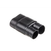 TE Connectivity Y Joint Cable Boot Black, Fluid Resistant Elastomer, 13.2mm