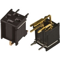90 deg PCB socket for pushbutton switch