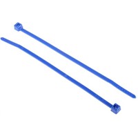 HellermannTyton, T18R Series Blue Nylon Cable Tie, 100mm x 2.5 mm