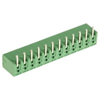 Phoenix Contact, MC 1.5/12-G-3.81, 12 Way, 1 Row, Right Angle PCB Header