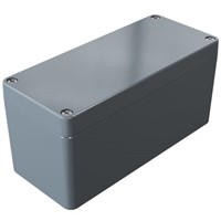 Rose Aluminium Standard, Die Cast Aluminium Enclosure, IP66, 230 x 100 x 110mm Grey Lloyds Register, Maritime Register,