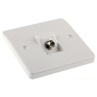 MK Electric 1 Way Satellite Coaxial Outlet