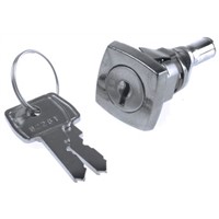 Euro-Locks a Lowe &amp;amp; Fletcher group Company Panel to Tongue Depth 23.5mm Chrome Plated Multi Drawer Lock, Key to unlock