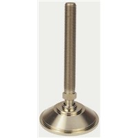 Nu-Tech Engineering Adjustable Feet A070/001 M12 75mm, 55mm Dia. Steel, Nickel Plated Steel 1000kg Static Load Capacity