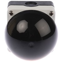 Eaton, FAK Non-illuminated Black Mushroom Push Button, NO/NC Momentary Screw
