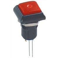 APEM Latching Red LED Push Button Switch, IP67, 12.9 (Dia.)mm, Panel Mount, 24V dc