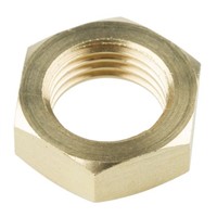 Norgren G 1/4 Brass Bulkhead Locknut