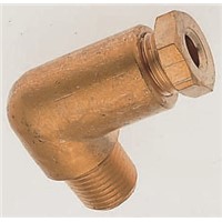 Norgren Threaded Elbow Connector R 1/8 to Push In 1/4 in, Enots 34 Series