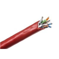 CAE Red Cat6 Cable U/FTP PVC Unterminated/Unterminated, 100m