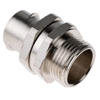 Adaptaflex M20 Swivel Cable Conduit Fitting, Silver 20mm nominal size