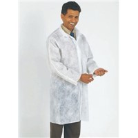 PAL White Unisex Disposable White Lab Coat, L