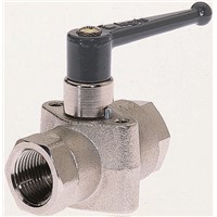 Legris Brass High Pressure Ball Valve 3/8 in G 2 Way