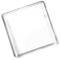 Panel Mount Indicator Lens Square Style, Clear, 18 mm Long