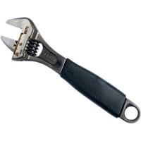 Bahco Adjustable Spanner, 158 mm Overall Length, 20mm Max Jaw Capacity, Thermoplastic Grip Handle, Blackened Finish