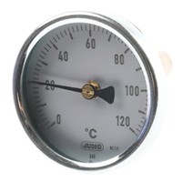Dial Thermometer, Centigrade Scale, 0  +120 C Immersion