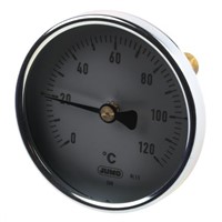 Dial Thermometer, Centigrade Scale, 0  +120 C Immersion