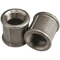 Georg Fischer Malleable Iron Fitting Socket, 3/8 in BSPP Female (Connection 1), 3/8 in BSPP Female (Connection 2)