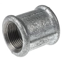 Georg Fischer Malleable Iron Fitting Socket, 3/4 in BSPP Female (Connection 1), 3/4 in BSPP Female (Connection 2)