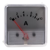 HOBUT F3PAM Analogue Panel Ammeter 10A DC, 8 % Moving Iron