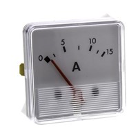 HOBUT F3PAM Analogue Panel Ammeter 15A DC, 8 % Moving Iron
